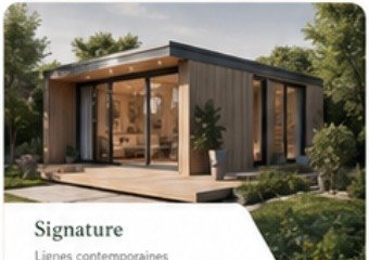 Studio de jardin plain-pied toiture en pente
